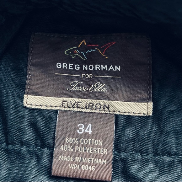 Greg Norman for Tasso Elba Men's 5 Iron Performance Golf Shorts Size 34 - Picture 16 of 16